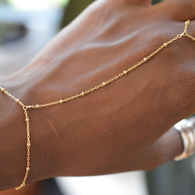 Rice Bead Chain Bracelet