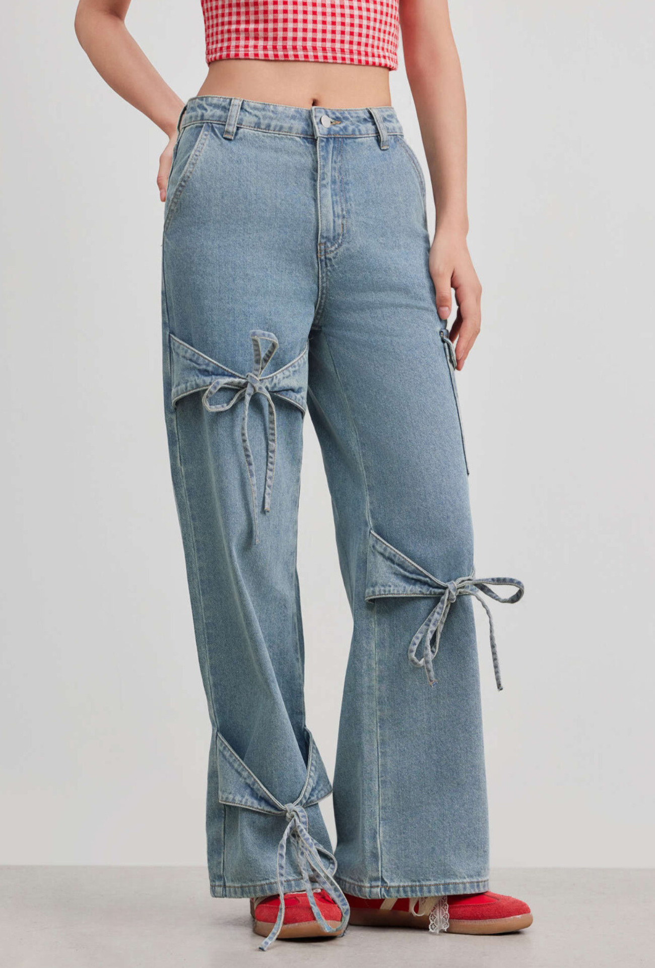 Bow Knot Jeans