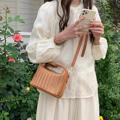 Straw Vacation Bag