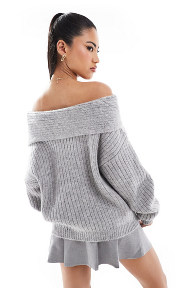 Cozy Off-Shoulder Jumper