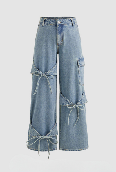 Bow Knot Jeans