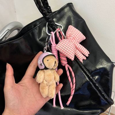 Plush Teddy Bear Bag Charm