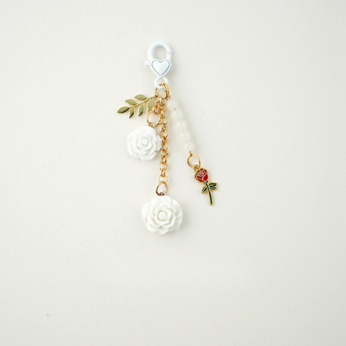 Rose Bag Charm