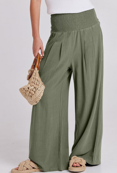 Casual Wide Leg Pants