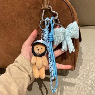 Plush Teddy Bear Bag Charm
