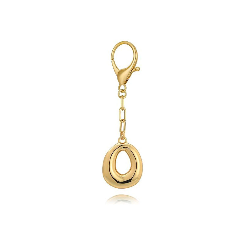 Bubble Letter Bag Charm