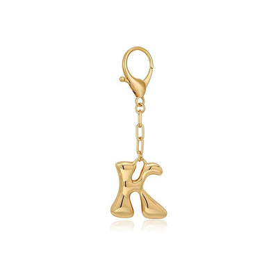 Bubble Letter Bag Charm