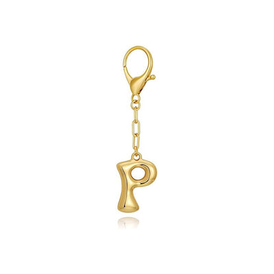Bubble Letter Bag Charm