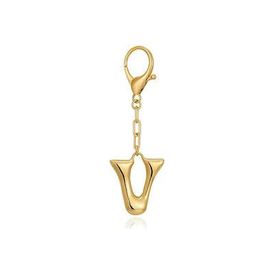 Bubble Letter Bag Charm