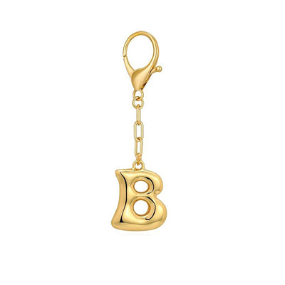 Bubble Letter Bag Charm