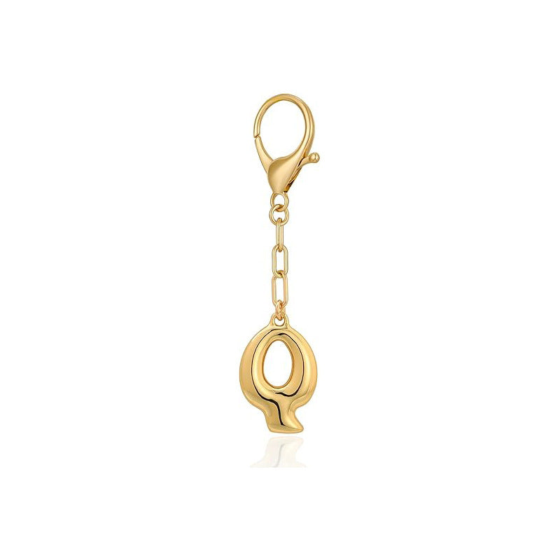Bubble Letter Bag Charm