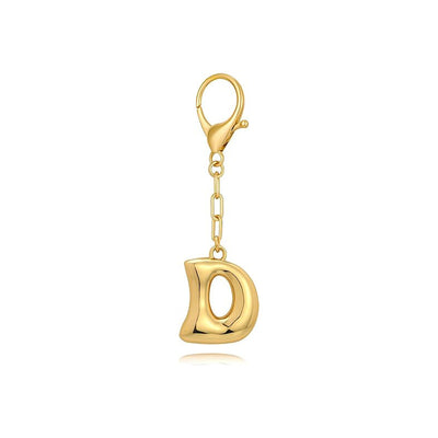 Bubble Letter Bag Charm