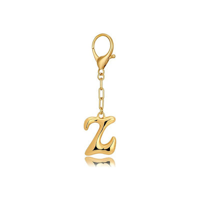 Bubble Letter Bag Charm
