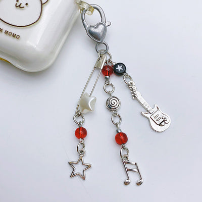Guitar Style Bag Charm