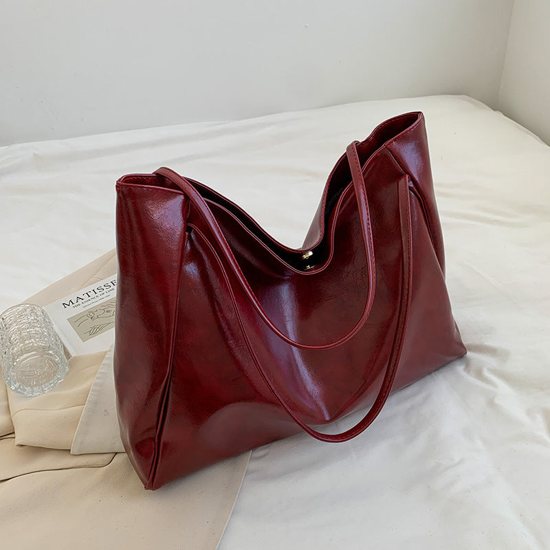 GlamRetro Tote Bag-color red